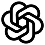 Logo de ChatGPT, inteligencia artificial para responder preguntas, estudiar y crear contenido